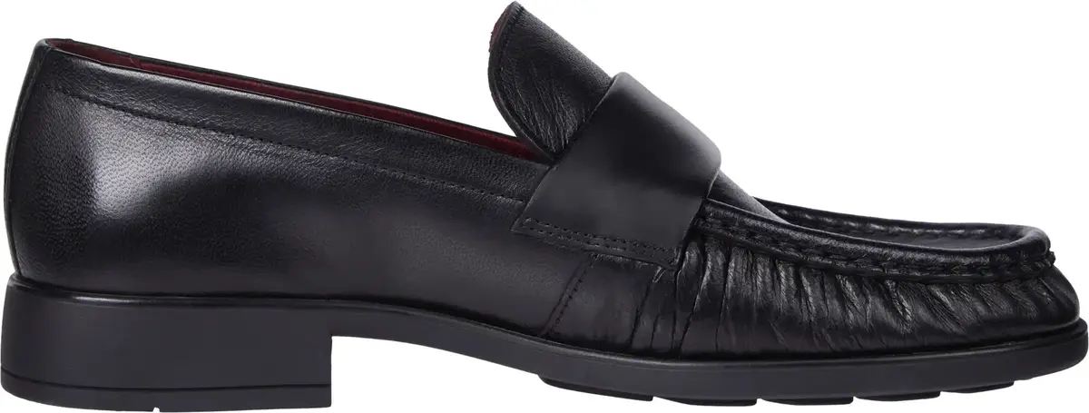 Tommy Hilfiger LOAFER SOFT NAPPA PL, BDS Siyah Kadın Ayakkabı
