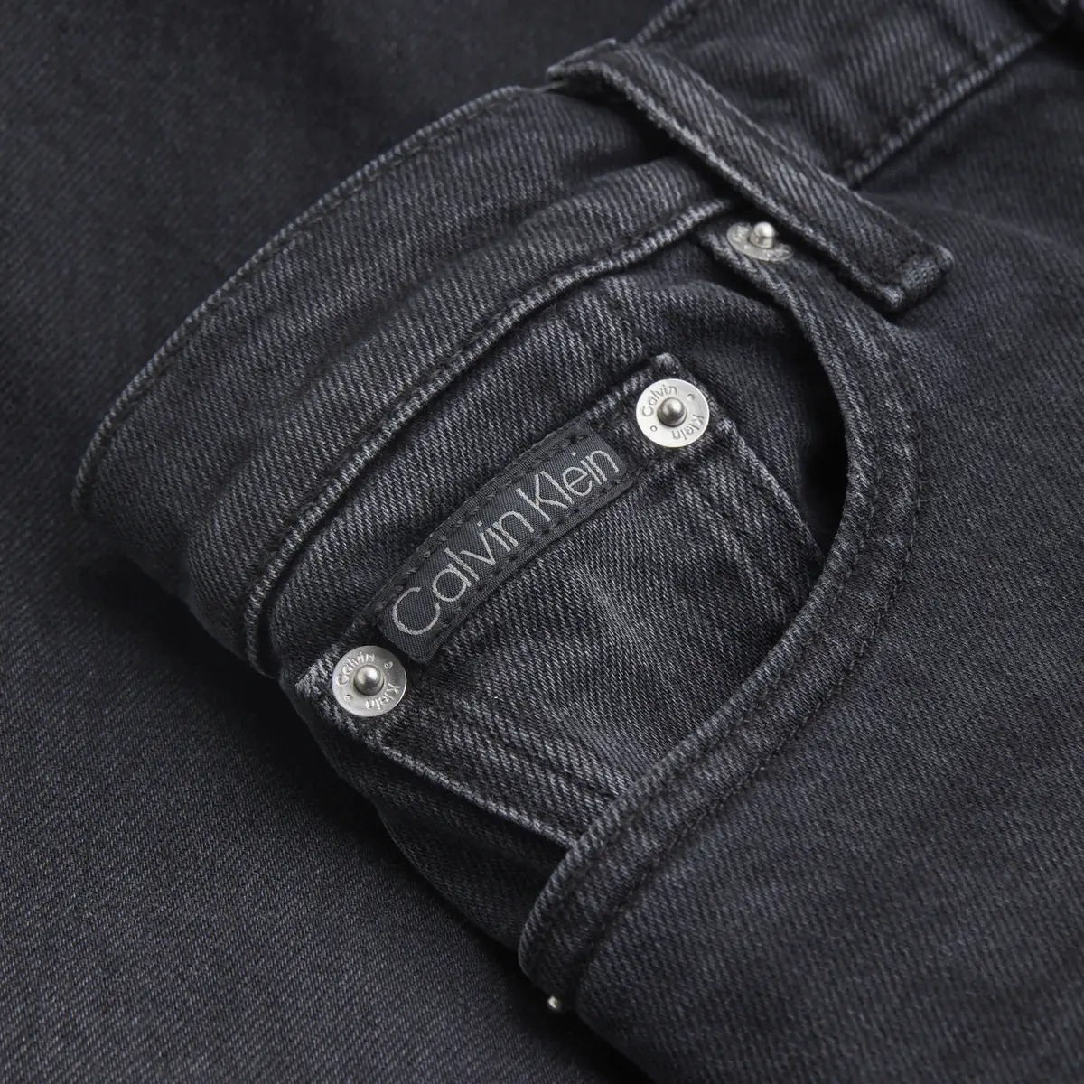 Calvin Klein MOM JEAN, 1BY Siyah Kadın Jean Pantolon