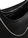 Calvin Klein EMBLEM HW PEBBLE SHO Siyah Kadın Omuz Çantası