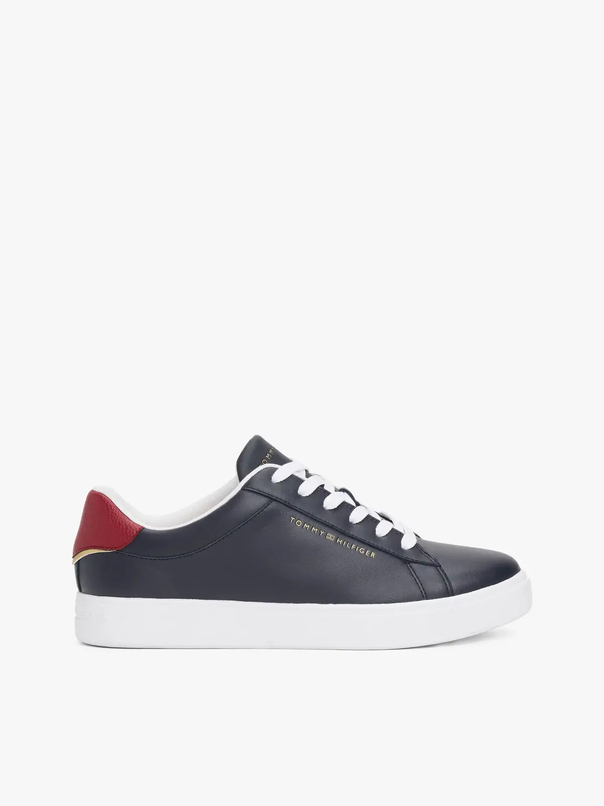 Tommy Hilfiger ESSENTIAL COURT SNEA, DW6 Siyah Kadın Spor Ayakkabı & Sneaker