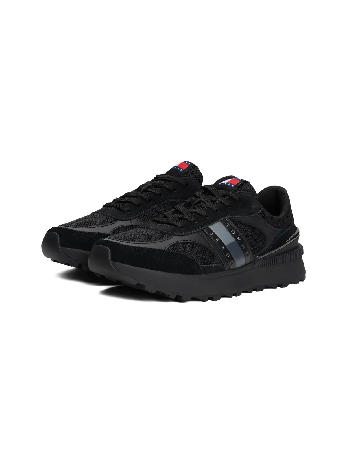 Tommy Hilfiger TJM TECHNICAL RUNNER Siyah Erkek Günlük Spor Ayakkabı
