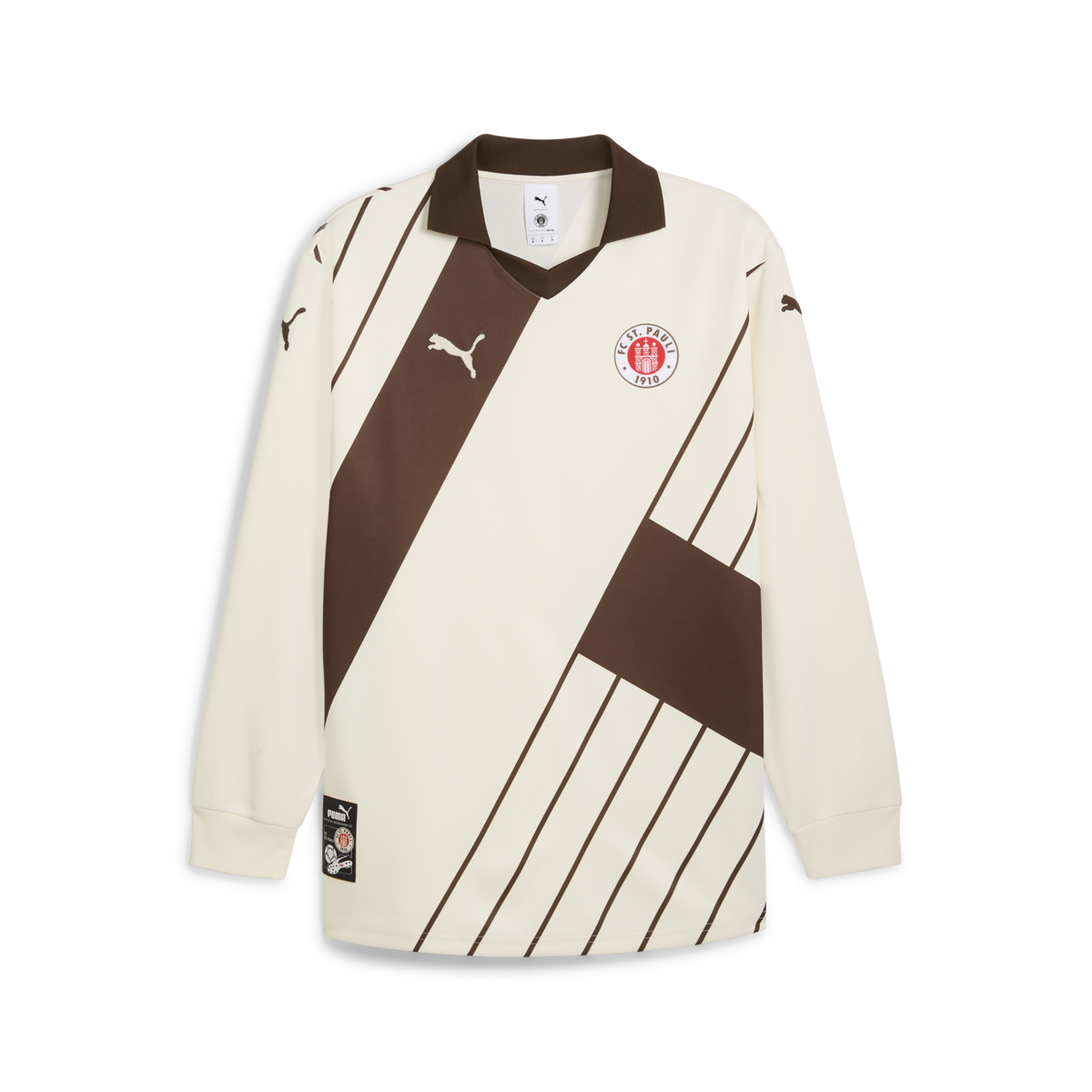 Puma PUMA x FC ST. PAULI Jersey Bej Erkek Sweatshirt