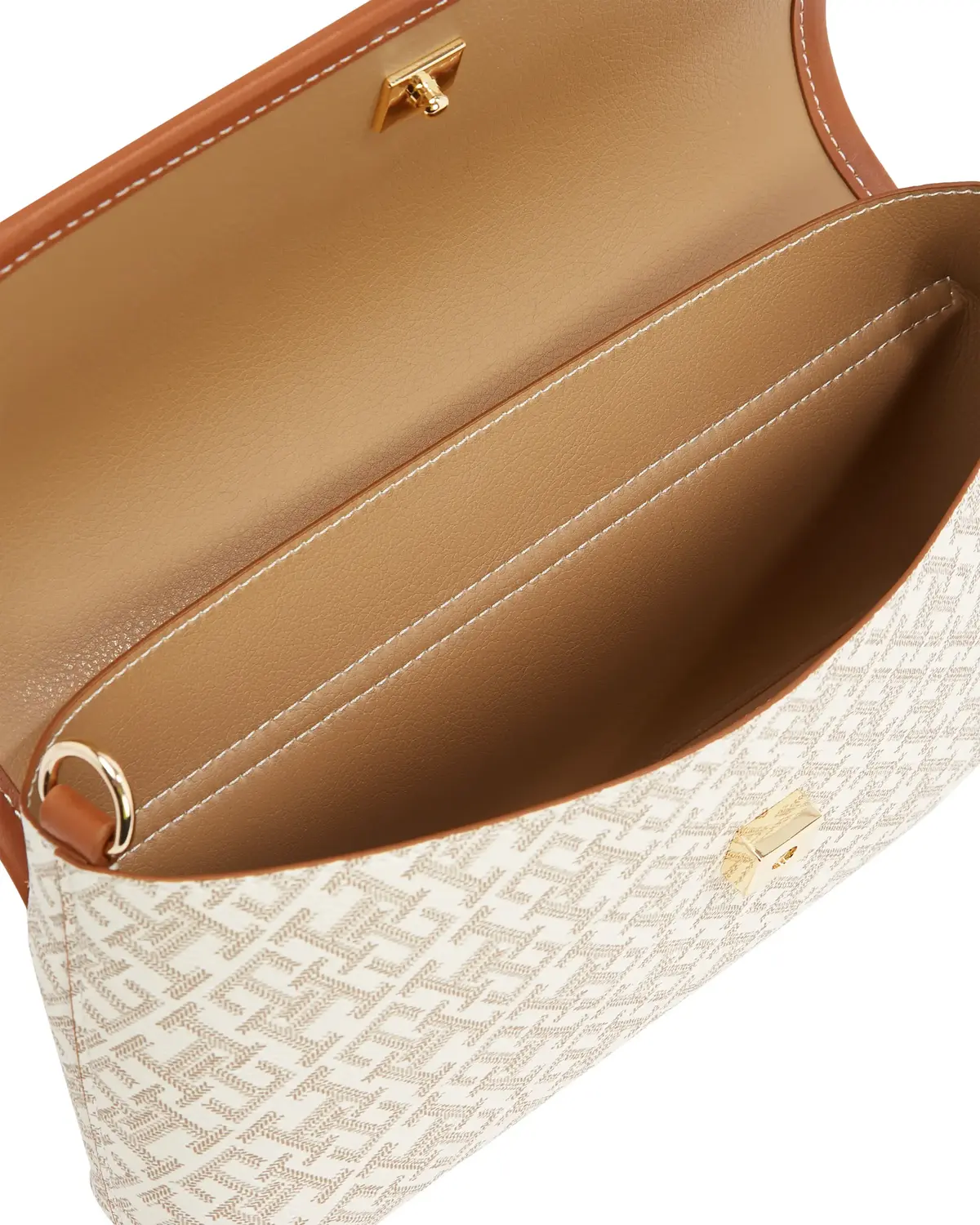 Tommy Hilfiger TH MONOPLAY LE FLAP, RBC Kahverengi Kadın Çanta & Cüzdan