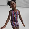 PUMA PUMA X TROLLS Dress PUMA Black Siyah Kız Çocuk Elbise