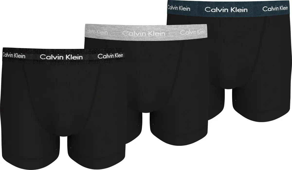 Calvin Klein TRUNK 3PK Erkek Siyah 3lü Boxer