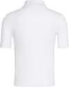 Calvin Klein A - WOVEN LABEL 2X2 RIB POLO Beyaz Kadın Polo T-Shirt