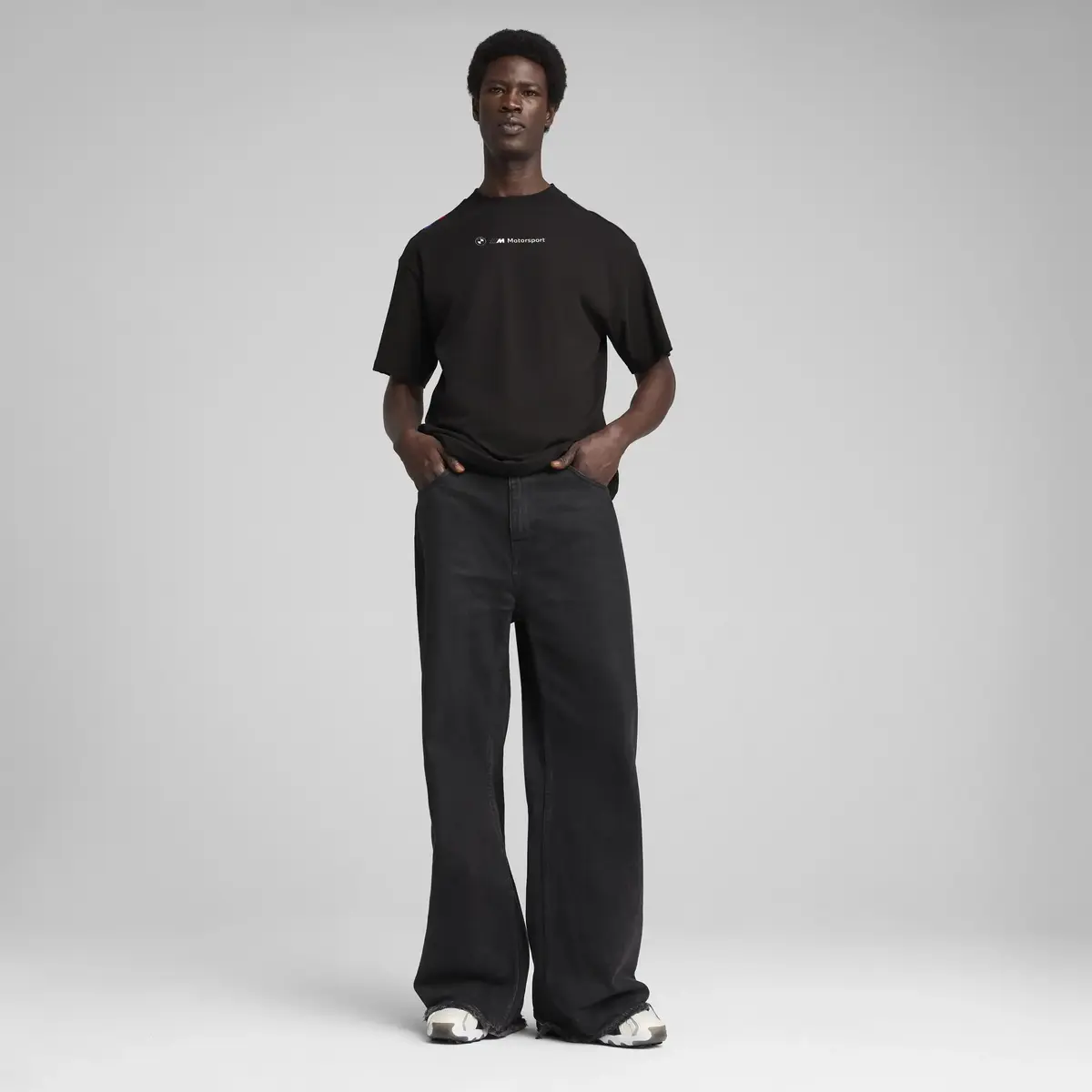 PUMA BMW MMS LIFESTYLE CAR TEE Siyah Erkek T-Shirt