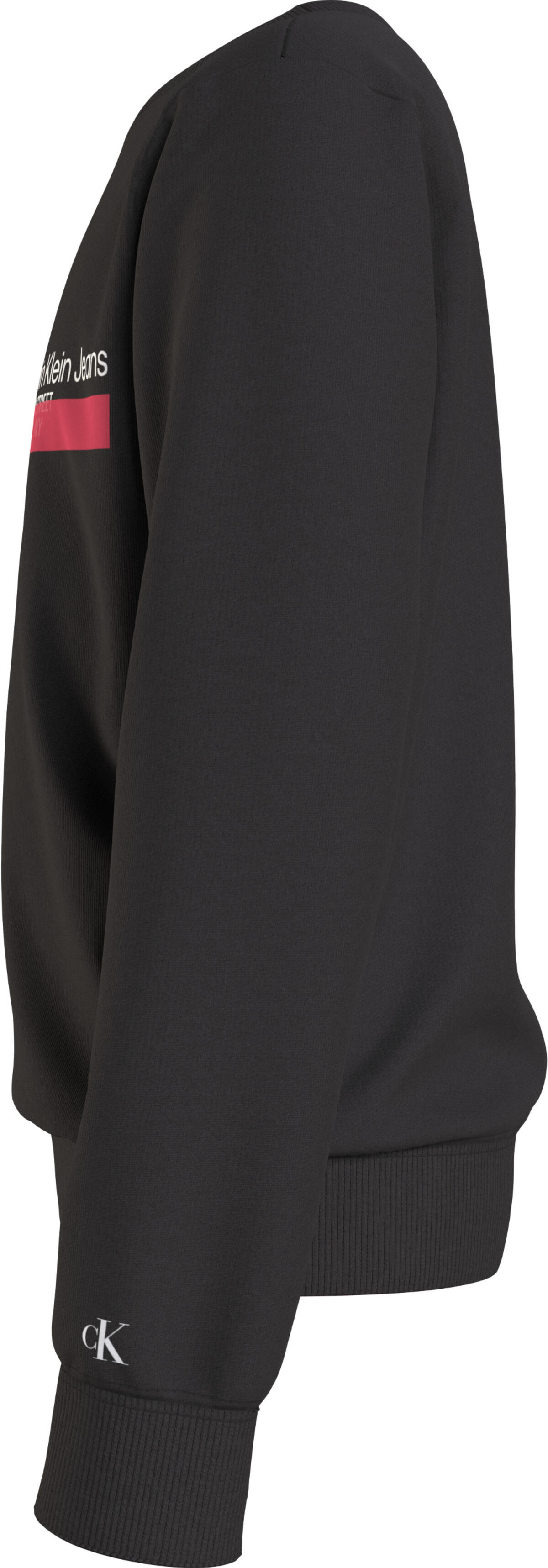 Calvin Klein HERO MINI LOGO CN SW Erkek Siyah Sweatshirt