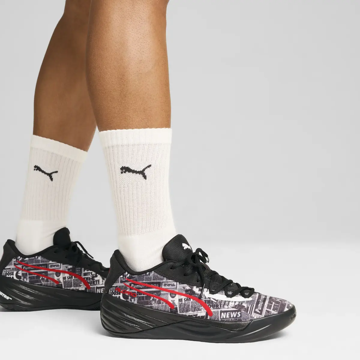 Puma All-Pro Nitro 2 Media Day Siyah Unisex Spor Ayakkabı & Sneaker