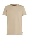 Tommy Hilfiger LUXURY INTERLOCK TEE, RBT Bej Erkek T-Shirt & Polo