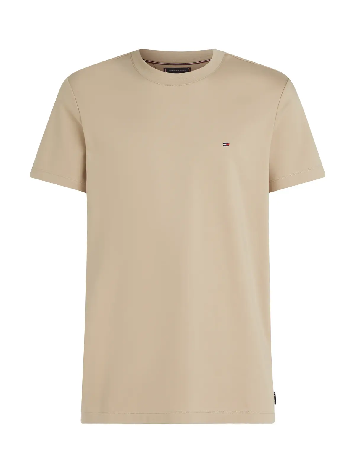 Tommy Hilfiger LUXURY INTERLOCK TEE, RBT Bej Erkek T-Shirt & Polo