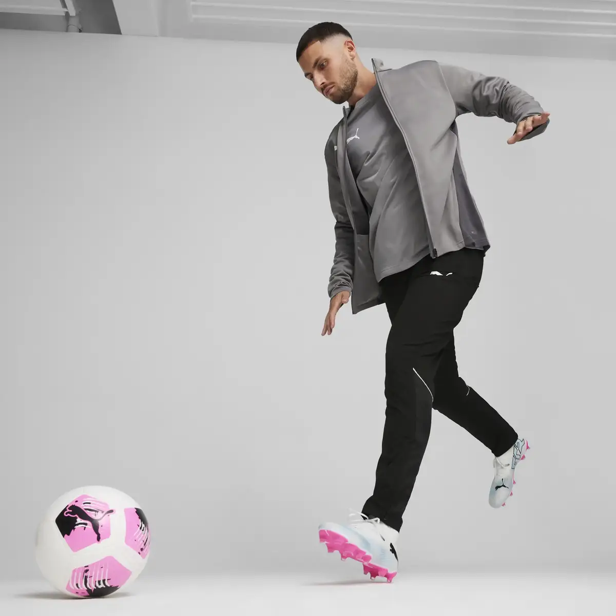 Puma teamGOAL Training Jacket Gri Erkek Antrenman Ceketi