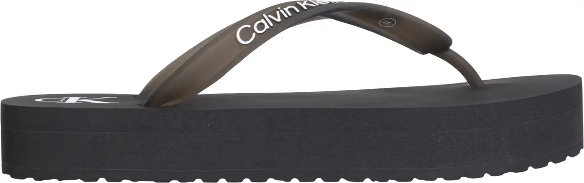 Calvin Klein BEACH SANDAL FLATFOR, BEH Siyah Kadın Terlik