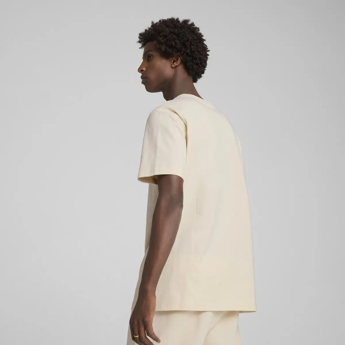 PUMA CLASS Graphic Tee Bej Erkek T-Shirt
