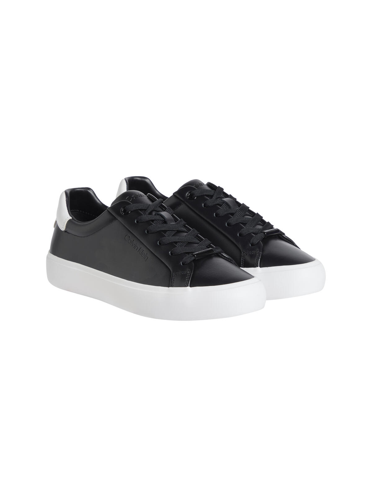 Calvin Klein LACE-UP SNEAKER LTH CK Siyah Kadın Günlük Spor Ayakkabı
