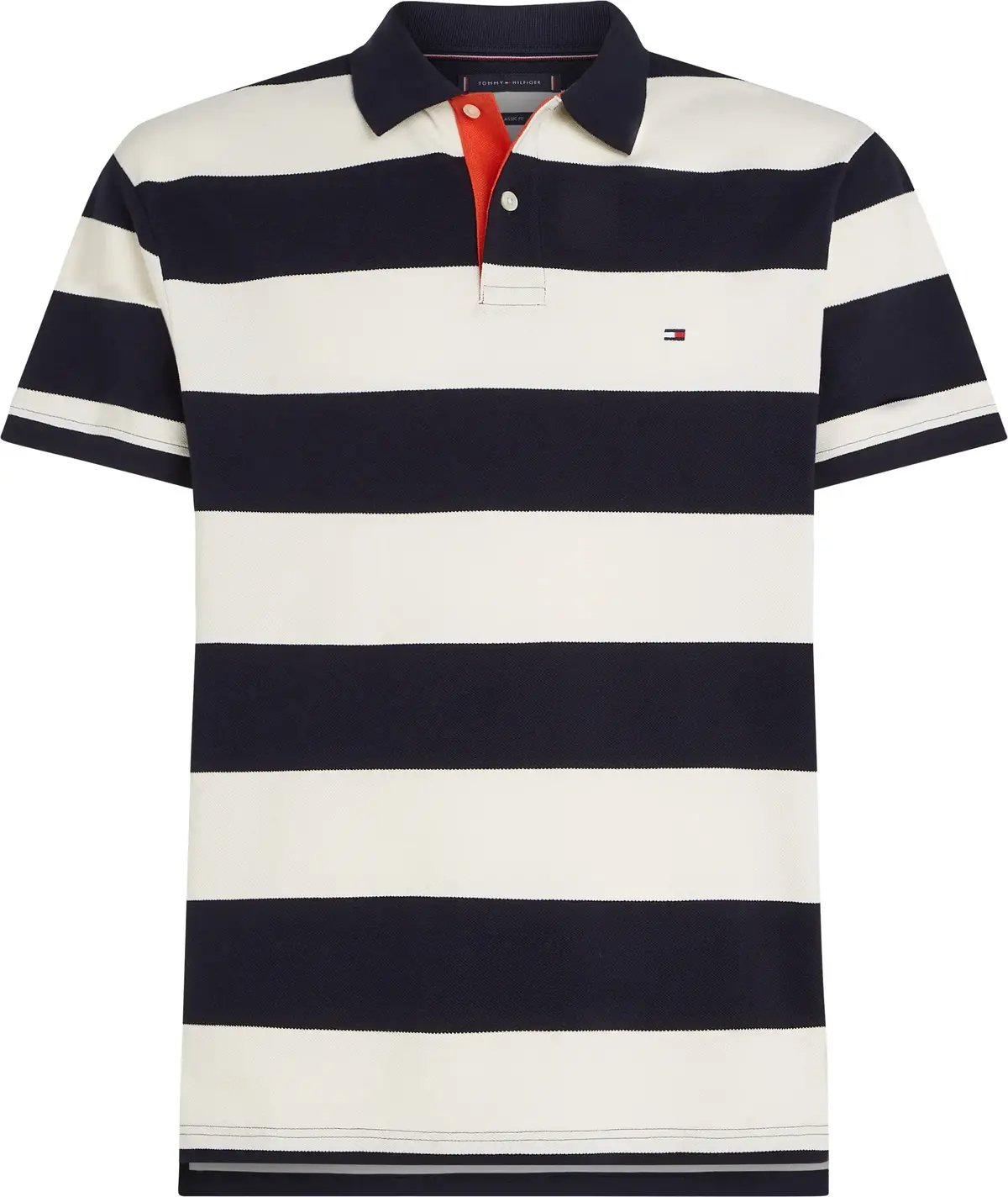 Tommy Hilfiger BLOCKING CONTRAST PL, 0A5 Mavi Erkek T-Shirt & Polo