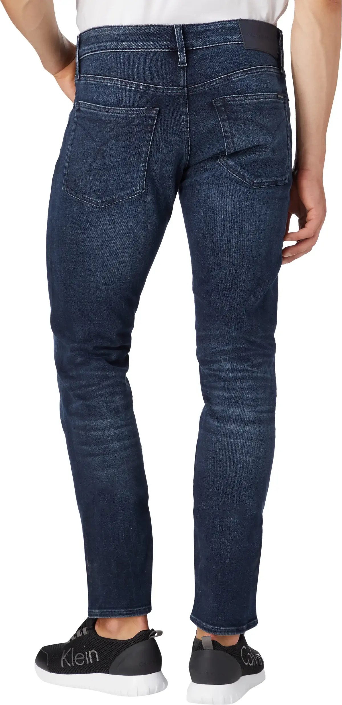 Calvin Klein SLIM Erkek mavi Kot Pantolon