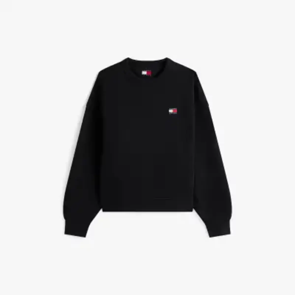 Tommy Hilfiger TJW BXY BADGE CREW, BDS Siyah Kadın Sweatshirt
