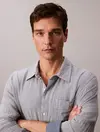 Calvin Klein CASUAL CLASSIC BOARDWALK SUMMER Gri Erkek Tişört