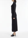 Calvin Klein GATHERED WAIST LYOCE Kadın Siyah Elbise