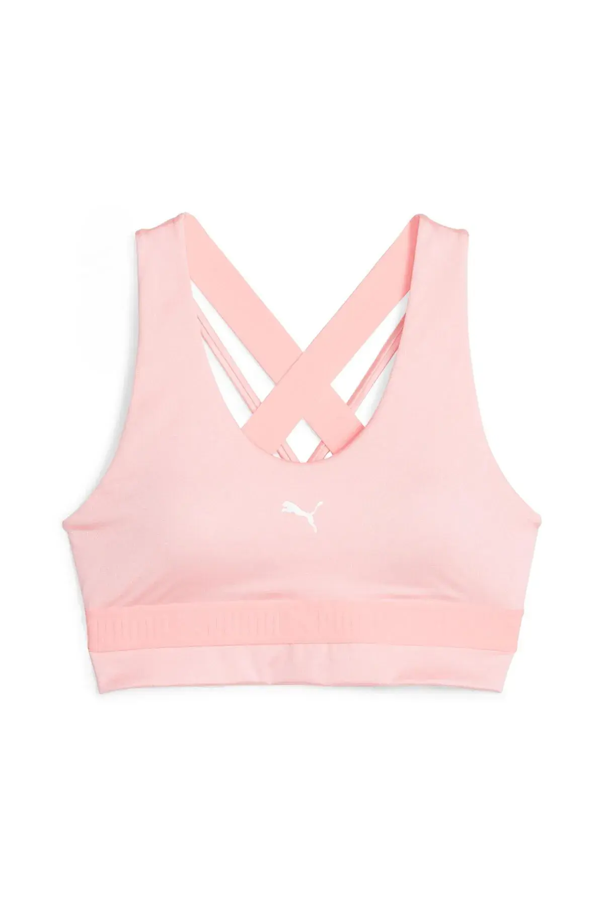 Puma Mid Impact Puma Strong Shine Bra Pembe Kadın Spor Sütyeni