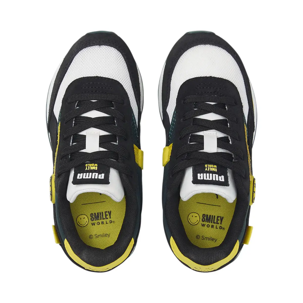 Puma Future Rider SMILEYWORLD PS Siyah Çocuk Günlük Spor Ayakkabı