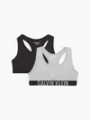 Calvin Klein 2 PACK BRALETTE Kadın Siyah Bralet