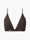 Calvin Klein LGHT LINED TRIANGLE Kadın Siyah Sütyen