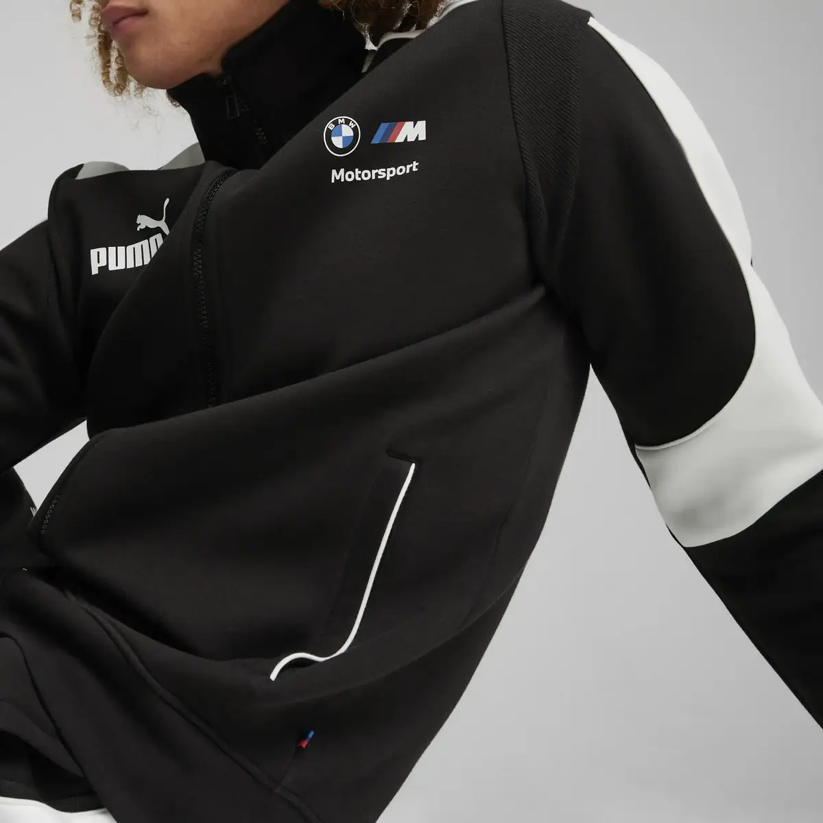 Puma BMW MMS MT7+ Track Jacket Siyah Erkek Fermuarlı Ceket