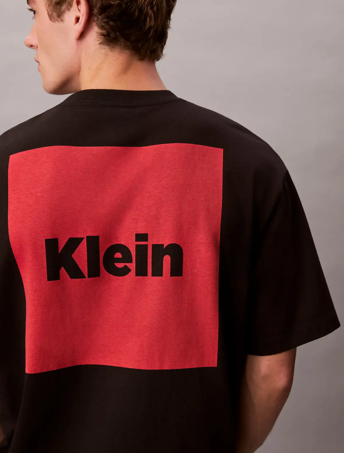 Calvin Klein SS 16S IO CALVIN BOX Siyah Erkek Tişört