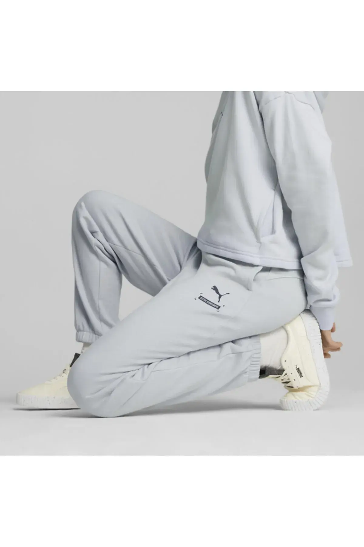 Puma Better Pants Fl Platin Gri Kadın Eşofman Altı