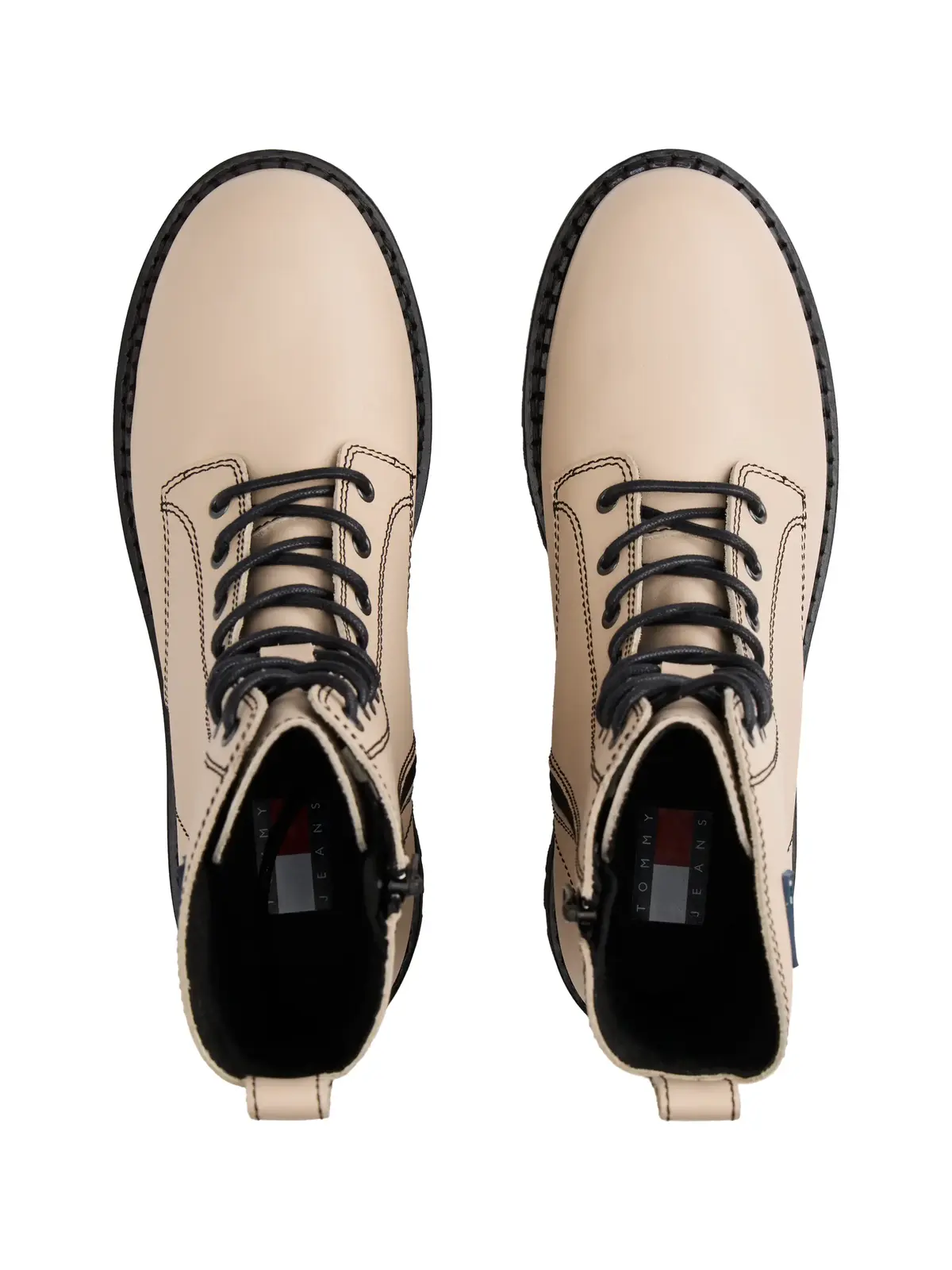 Tommy Hilfiger TJW URBAN LACE UP BO Bej Kadın Bot