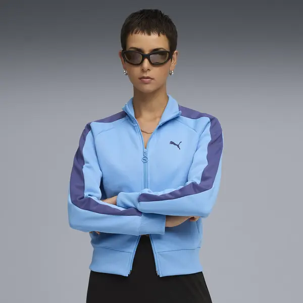 PUMA T7 ALWAYS ON Track Jacket Mavi Kadın Ceket
