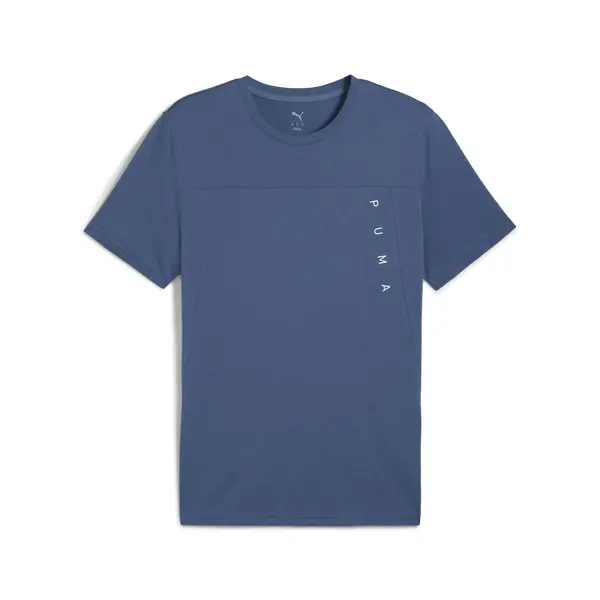 Puma TAD TECH Triblend Tee Mavi Erkek T-Shirt