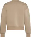 Calvin Klein LS BOXY SCUBA CREW SWEATSHIRT Kadın Kahverengi Sweatshirt