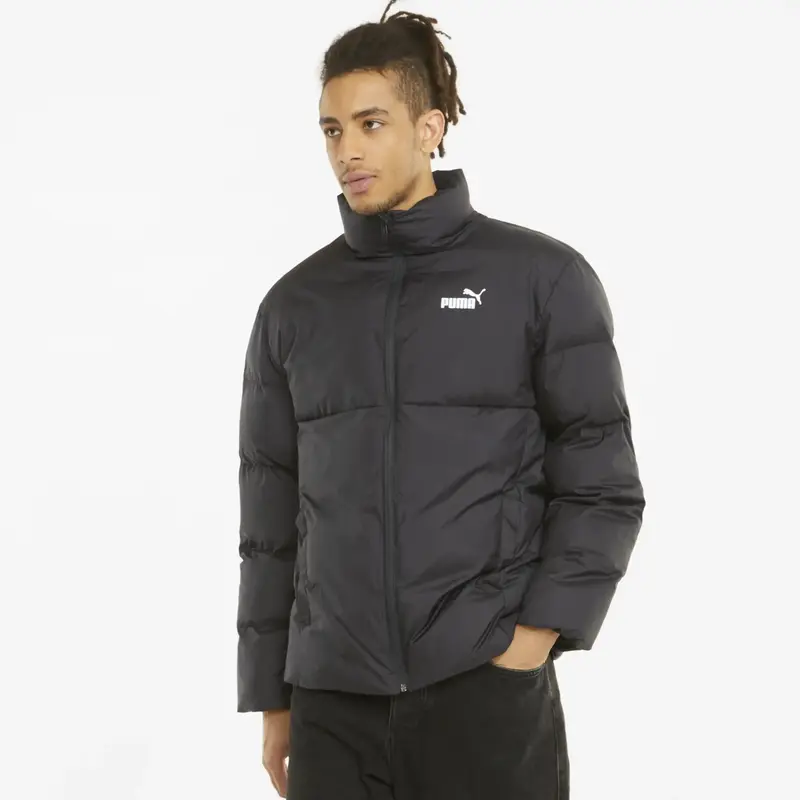 Puma ESS+ Eco Puffer Jacket Siyah Erkek Şişme Mont