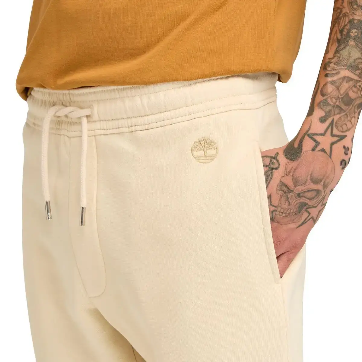 Timberland EXETER RIVER Brushed Back Sweatpant Bej Erkek Eşofman Altı & Pantolon