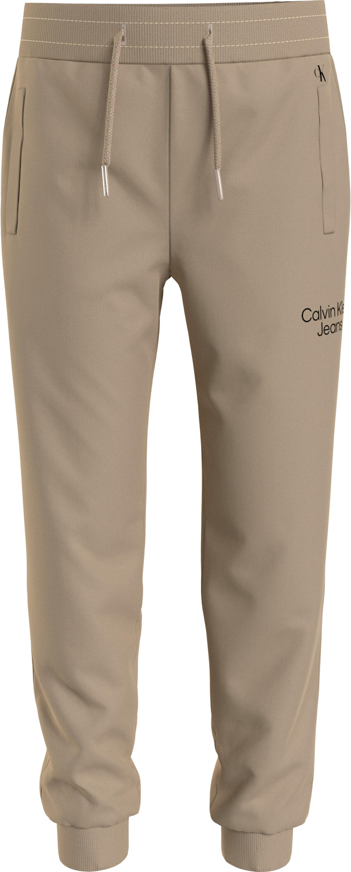 Calvin Klein CKJ STACK LOGO SWEAT Erkek Krem Eşofman Altı