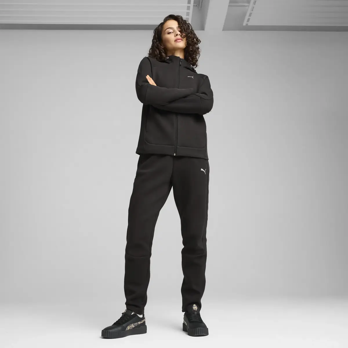 PUMA EVOSTRIPE Sweatpants Siyah Kadın Eşofman Altı