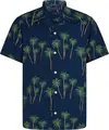 Tommy Hilfiger LIGHTWEIGHT PALM SS, DAF Lacivert Erkek Gömlek
