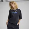 PUMA PREMIUM ESS Graphic Tee Lacivert Kadın T-Shirt