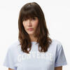 Converse RETRO CHUCK CROPPED TEE BLACK Mor Kadın T-Shirt