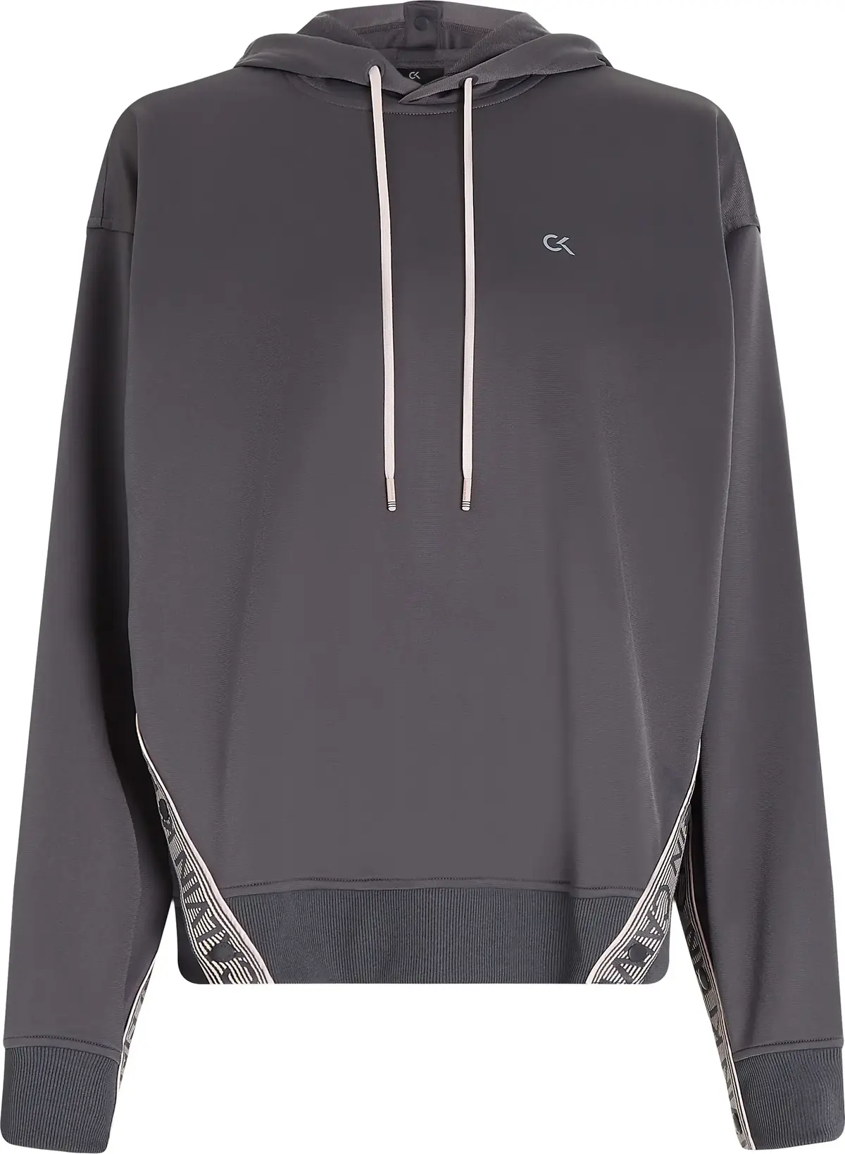 Calvin Klein PW - Hoodie Kadın Antrasit Hoodie