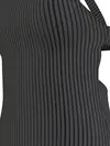 Calvin Klein ONE PIECE HIGH NECK- Kadın Siyah Mayo
