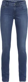 Calvin Klein Mid Rise Skinny Kadın Mavi Kot Pantolon