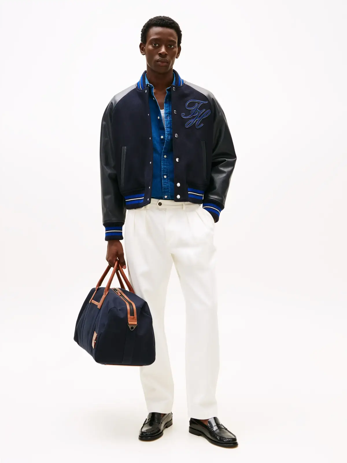 Tommy Hilfiger GREENWICH 2PLT CLASS, YA8 Krem Erkek Pantolon