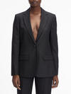Calvin Klein ESSENTIAL TAILORED B Kadın Siyah Blazer