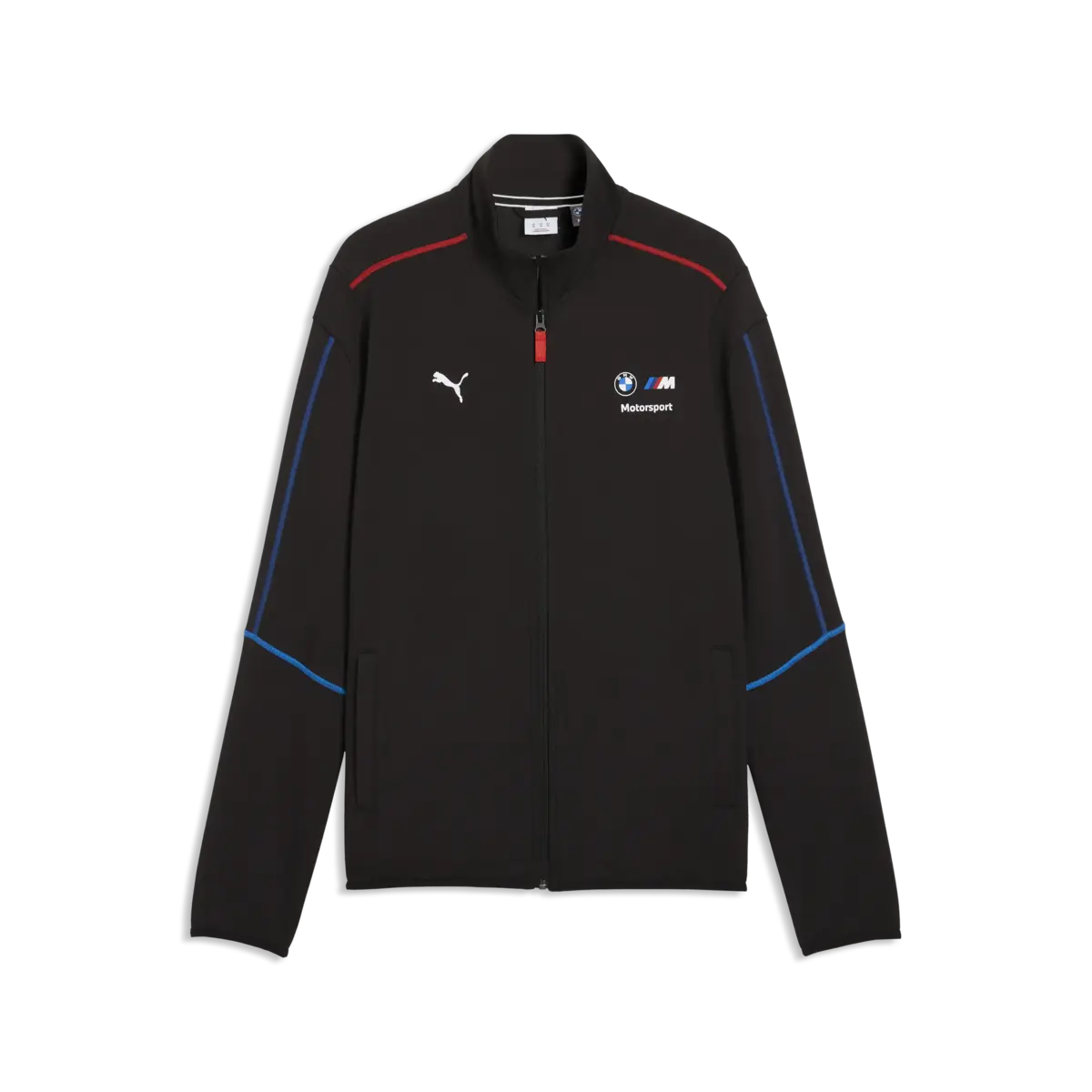 Puma BMW MMS Sprtswr MT7 Trck Jkt Siyah Erkek Fermuarlı Üst