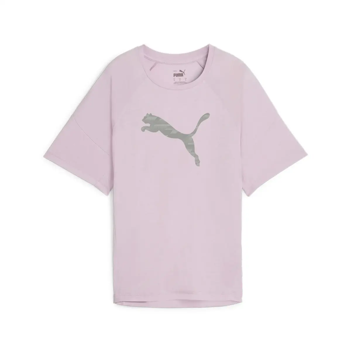 Puma EVOSTRIPE Graphic Tee Lila Kadın T-Shirt