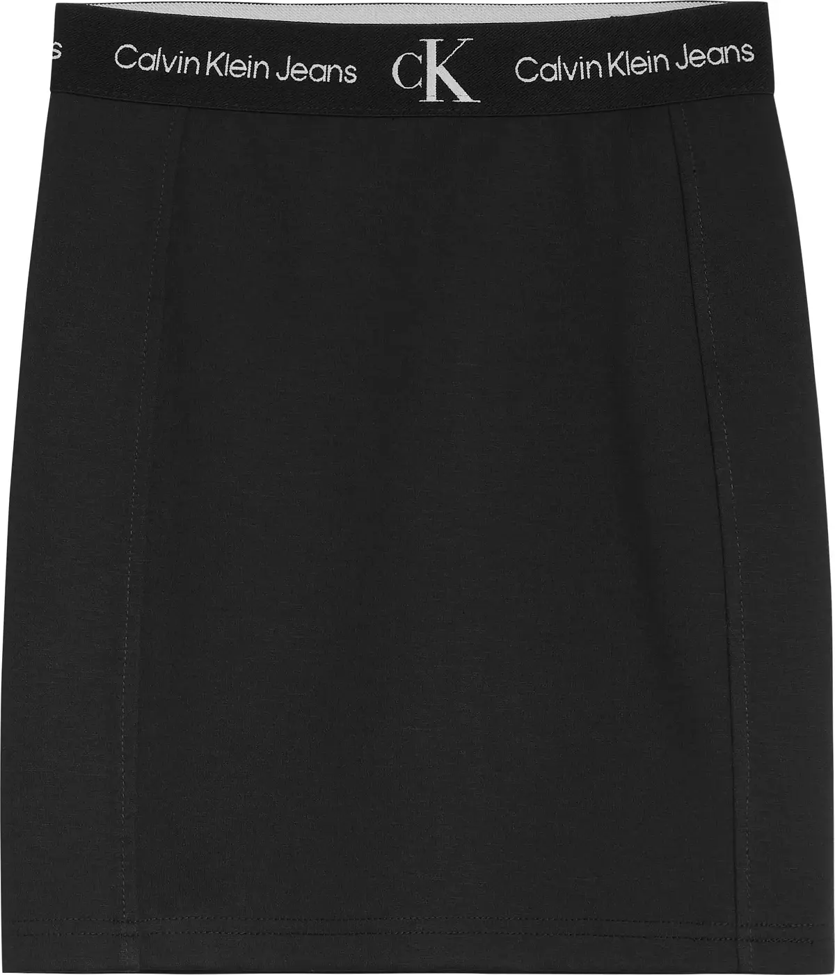 Calvin Klein PUNTO TAPE SKIRT Kadın Siyah Etek